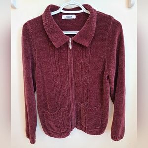 🌟Alia Full Zip Sweater Size Small Petite